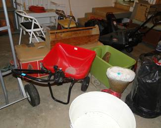 Spreader, Planter, and Stepladder