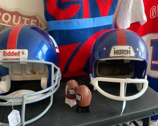 New York Giants merch.