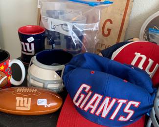 New York Giants merch.