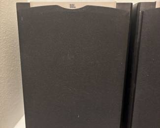 JBL studio speakers.