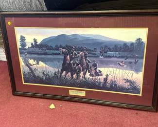 FRAMED PRINT TWILIGHT OVER THE SHENANDOAH