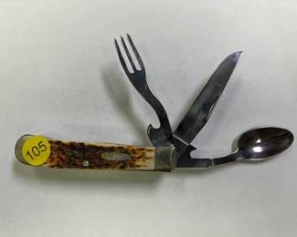 CASE XX BONE HANDLED HOBO KNIFE
