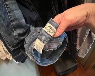 Clothing variety of sizes