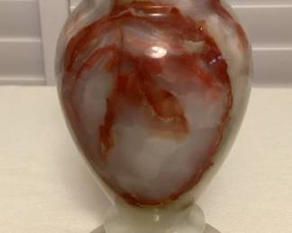 MMS217 Carved Onyx Stone Vase