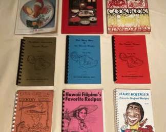 MMS167 Nine Vintage “Local Style” Cookbooks 