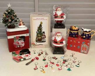 MMS187 Christmas Ceramic Light Up Tree, Ala Moana Light Up Santa & More!