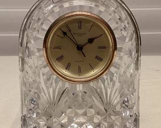 MMS094 Waterford Crystal Ireland Table Clock