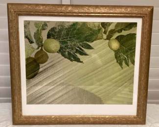 MMS204 Framed Picture Of Ulu Breadfruit By Kaypee Soh Signed