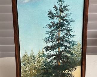 MMS090 Framed Original Scenic Painting 