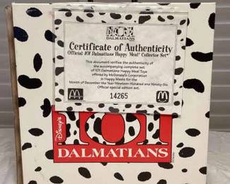 MMS197 Complete Set Of 101 Dalmatians Happy Meal Toys