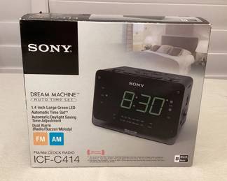 MMS095 Sony Dream Machine FM/AM Clock Radio New