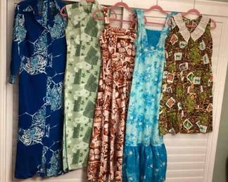 MMS191 Five Fabulous Vintage Women’s Dresses