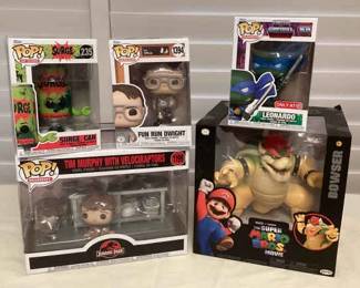 MMS171 Funko Pop! Vinyl Figurines & Super Mario Bros. Bowser Figurine New