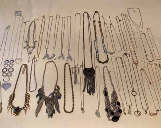 MMS158 Over 35 Costume Jewelry Necklaces 