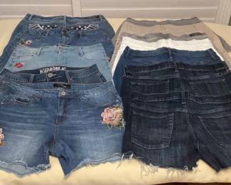MMS130 Twelve Pairs Of Brand Named Women’s Shorts Size 12