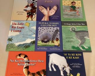 MMS008 Eight Children’s Hawaiian Hardcover Books New
