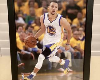 MMS054 Framed Stephen Curry Golden State Warriors Picture 