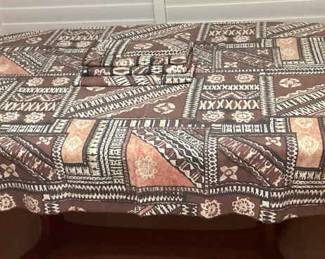 MMS169 Four Fabric Tapa Print Tablecloths 