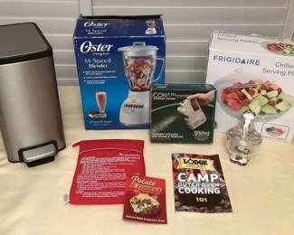 MMS128 Oster Blender, Chilled Serving Platter, Kohler Trash Can, Clothing Steamer & More!