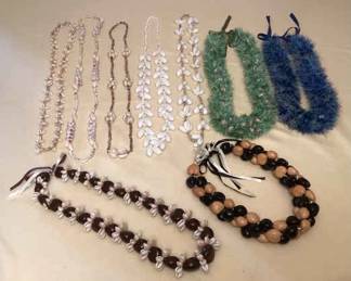 MMS138 Nine Beautiful Handcrafted Leis 