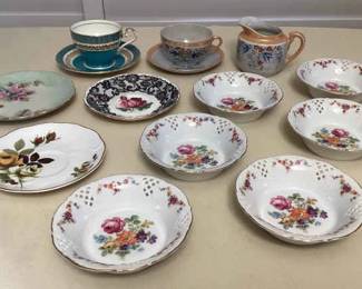 MMS179 Vintage Fine China Dishes
