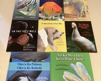MMS007 Eight Children’s Hawaiian Hardcover Books New
