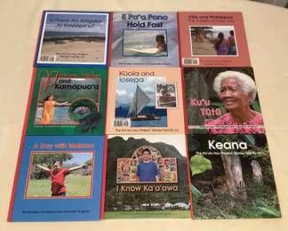 MMS136 Nine Children’s Hawaiian Hardcover Bilingual Books