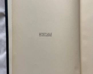 Inside page of A Collection of the Writings of John James Ingalls, hardcover, 1902