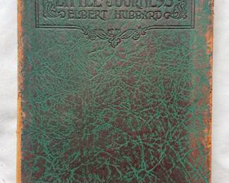 Signed copy of Little Journeys to the Homes of Good Men and Great, Book Two, by Elbert Hubbard, hardcover, 1910; hand-written dedication and signature of Elbert Hubbard