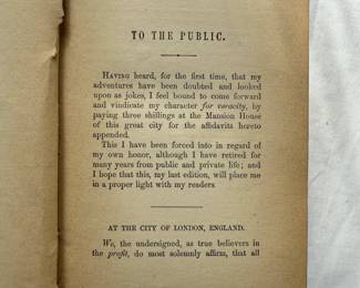 Inside pages of The Travels and Surprising Adventures of Baron Munchausen, hardcover, 1870's, Hurst & Co., New York, illustrated by Alfred Crowquill