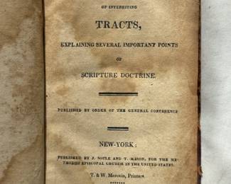 Inside page of Collection of Interesting Tracts Explaining Several Important Points Scripture Doctrine, 1817