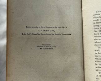 Inside page of The Spirit Land by S. B. Emmons, hardcover, 1859