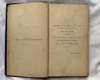 Inside page of first edition of Norfolk's Epitaphs, or Gleanings in Graveyards: A Collection of Curious Epitaphs by Horatio Edward Norfolk, hardcover, 1861