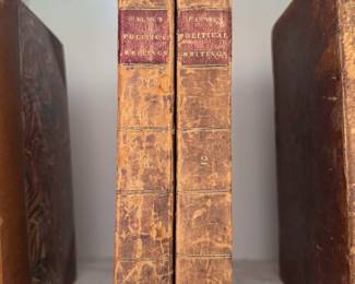The Political Writings of Thomas Paine, 2-volume set, hardcover, leather, 1824, printed/published in Massachusetts