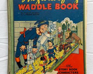 The Wizard of Oz Waddle Book by L. Frank Baum, hardcover, published 1934 by Blue Ribbon Books, Inc., New York