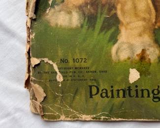 Closeup of Puppies - Paintings by Diana Thorne - 1935 - Vintage Children's Book