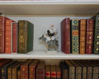 More from the great selection of antique and vintage leather bound books – and collectible figurines