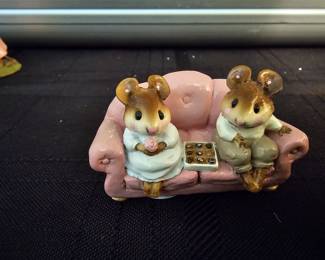 few examples of the many collectibles - Wee Forest Folks