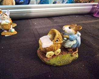 few examples of the many collectibles - Wee Forest Folks