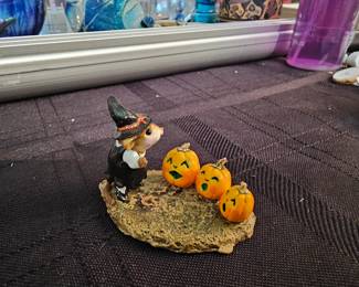 few examples of the many collectibles - Wee Forest Folks