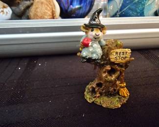 few examples of the many collectibles - Wee Forest Folks