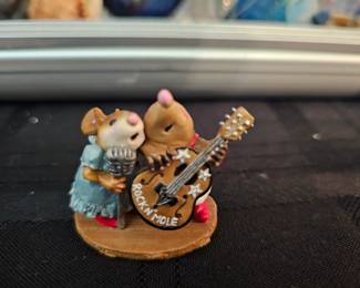 few examples of the many collectibles - Wee Forest Folks