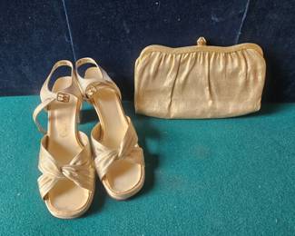 Vintage Shoes and Handbag
