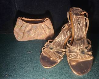 Vintage Shoes and Handbag