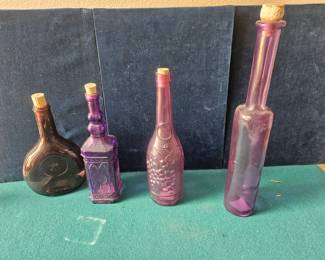 Purple Glass Bottles