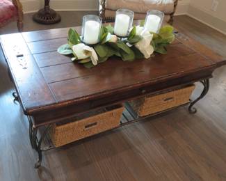 Rustic coffee table