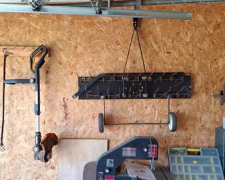 Pull Behind Dethatcher, Bandsaw and Worx Gt Weedeater!