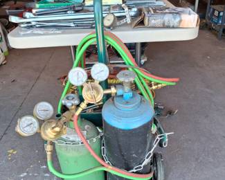 Small Tank Cutting Torches! Great Condition!
