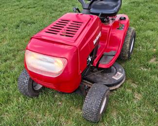 Yard Machine 38 Inch Cut, 12.5 HP. Briggs and Stratton Engine, Runs Excellent! New Battery, New Rear Tires, Fresh Tune Up! Ready to Mow!