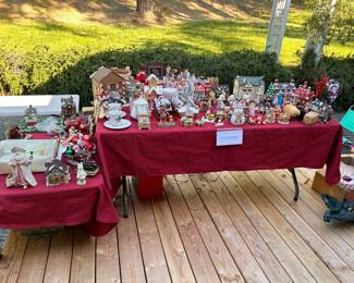 Half off or $150 for all Christmas items. Some Christmas items are no longer available. Updated photos are coming (there are more Christmas tables).